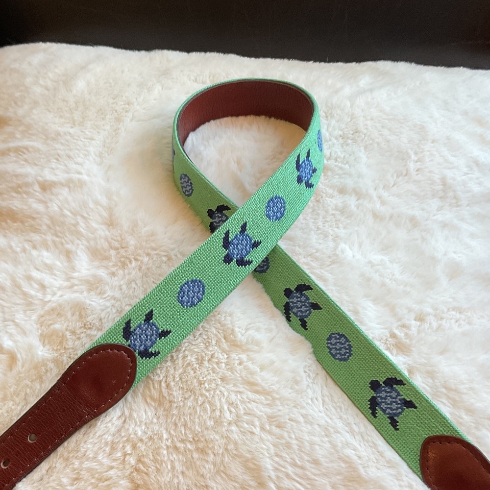 Smathers & Branson Green Turtle Belt 34 - Picture 7 of 8